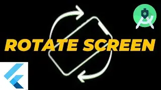 Rotate Screen In Android Studio Flutter | Portrait And Landscape | Rotate Screen | Flutter