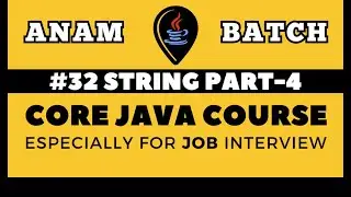 Core Java Tutorial for Beginners | String part-4 | Lecture-32 | JAVA FULL STACK COURSE DAY-32