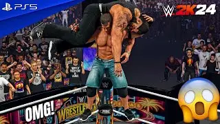 WWE 2K24 - John Cena vs. Braun Strowman - WrestleMania 41 Main Event Match | PS5™ [4K60]