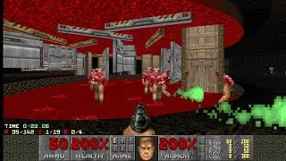 Doom 2 - Crate Expectations (Map 4: Barely Door): UV-Max (WAD Author: Clippy Clippington)