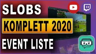 Streamlabs OBS Komplettkurs 2020: #14 Event Liste