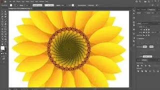 How to Draw a Sunflower in Adobe Illustrator