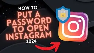 How to LOCK INSTAGRAM with PASSWORD to ACCESS
