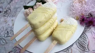 Эскимо чизкейк Рафаэлло|Кокосовый чизкейк в белом шоколаде