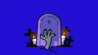 Horror Undead Green Screen Chroma Key Effect HD video
