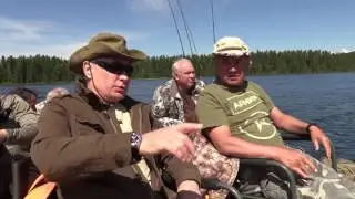 Отдых Владимира Путина в южной Сибири  Полное видео