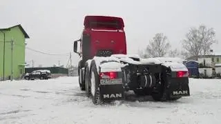 Дрифт на грузовике. Управляемый занос MAN TGS 6x4. Разборка грузовиков - Срочный Выкуп