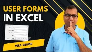 Advanced Guide: Creating A User Form in Excel VBA