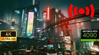 Cyberpunk 2077 OVERDRIVE - AV1 4k Stream  |  RTX 4090 Max settings