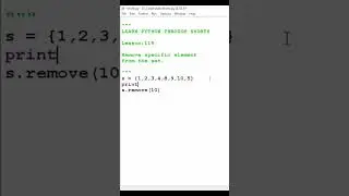 how to  remove specific element from a set 
