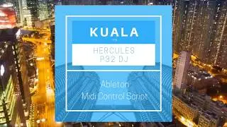 Ableton Hercules P32 DJ Midi Control Script - Kuala
