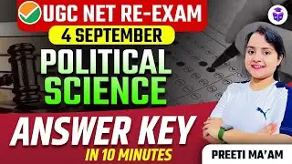 UGC NET Political Science Answer Key 2024 | UGCNET Paper 2 Political Science Answer Key | Preeti Mam