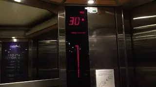 Fast Kone Traction Elevators at Radisson Blu Plaza Hotel in Oslo, Norway