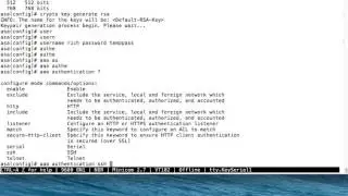 Configuring an ASA 5505 for SSH access