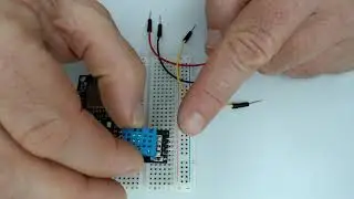 חיבור חיישן לחות וטמפרטורה - NodeMcu