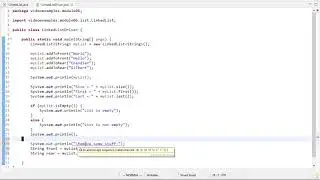 Implementing a Linked List in Java (part 2 of 3)