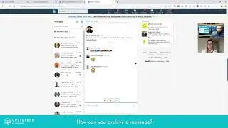 Evyrgreen Networking - How can I view archived messages on Linkedin?