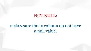 SQL|DDL COMMANDS|CONSTRAINTS|PART-3