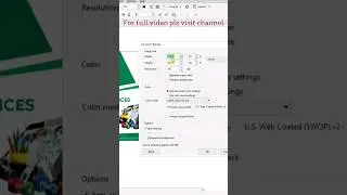 Tiff File Kaise Bnaye | How to Export Tiff File in Corel Draw #shorts #viralshorts #trandingshorts
