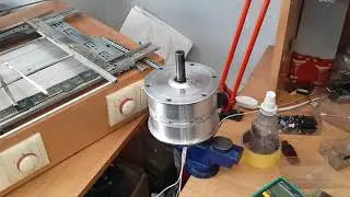 Самодельное мотор колесо 36/48 вольт 800/1000 ват из гироборда ЧАСТЬ № 2