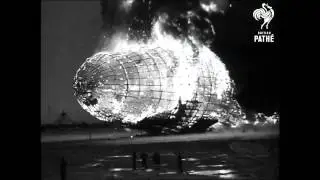 Hindenburg Disaster - Real Footage (1937) | British Pathé