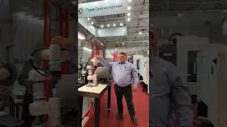 Коллаборативный робот на стенде «ПроТехнологии» #shorts  #роботизация #роботы #коботы