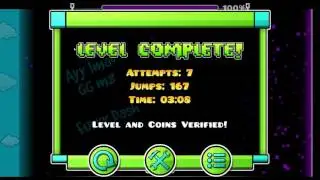 My best level! | Tsukuyomi by Furry Dash (me) | Geometry Dash