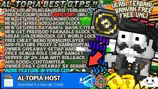 FREE UNLI ⁉️ BEST SERVER 😍🫶 | GROWTOPIA PRIVATE SERVER TERBARU 2024 | GTPS TERBARU 2024 | AL-TOPIA