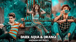Lightroom Mobile Preset | Dark Aqua & Orange Presets | Lr Preset Editing Tutorial