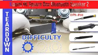 Xiaomi Mi Square Box Bluetooth Speaker 2 XMYX03YM 🔊 Teardown Take apart Tutorial