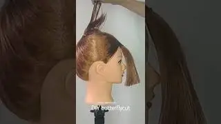 DIY butterfly haircut