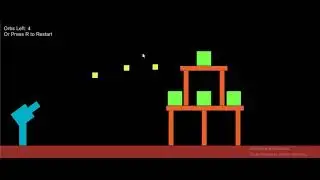 2D Simple Cannon Shooter Game (Unity)