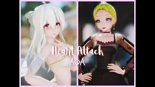 【MMD】AOA - 심쿵해  / Heart Attack【Collab with @OK MMD】