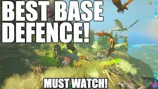 BEST BASE DEFENCE! MUST WATCH - ARK SURVIVAL DEFENCE RAID (Official Server Raid)