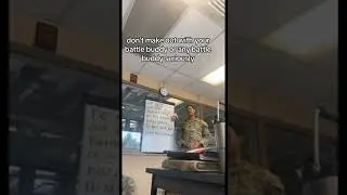 Briefing in the army 