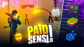 PAID SENSI: WHICH GIVES 99.99% HEADSHOTS AND 240+ FPS l BLUESTACKS 5 l MSI 5 l (4K)