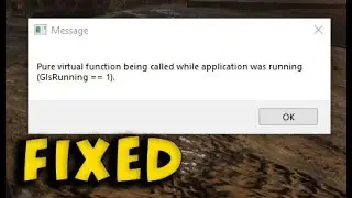 Outriders - Pure virtual function being called while application was running fixed 2021