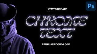 3D Chrome Effect on Your Text/Logo + TEMPLATE AVAILABLE