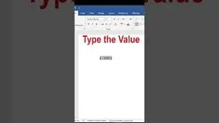 How to use SUM Formula in Microsoft Word.#shorts