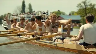 THE BOYS IN THE BOAT (2023) movie clip: The first race!