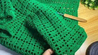SIMPLE STITCH FOR CROCHET BLOUSE