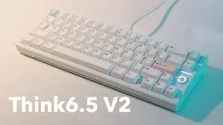 Think6.5 V2 Prototype Build & Typing Sounds | Milko-K Switches, GeekArk BoW Keycaps