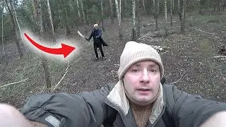 КИНУЛ в МЕНЯ МАЧЕТЕ. 😳 МАХАЧ с МАНЬЯКОМ в ЛЕСУ. ❌ Наказал МАНЬЯКА и ВЫРУБИЛ его. КТО под МАСКОЙ?