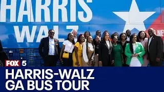 Where Harris, Walz Georgia bus tour will visit | FOX 5 News