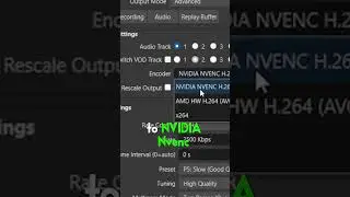 What Encoder should you use for Streaming & Recording (OBS Studio)