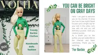 DIY Trendy Barbie Flared Trousers and Top