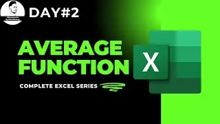 Day#2 | Average Function in MS-Excel | Excel Series | Advancement | Rohit Narang