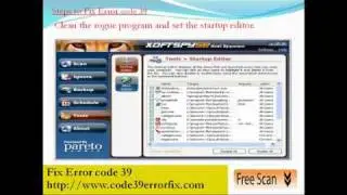 Fix Error code 39
