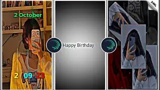 HAPPY BIRTHDAY 🎂🎈NEW TREND XML FILE PRESET💝 3D iCON EFFECT 