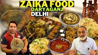 FAMILY RESTAURANT ZAIKA DELHI MUTTON NAHARI CHICKEN BIRYANI ZAIKA FOOD DARYAGANJ STREET FOOD DELHI